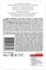 Crystal Delicate Suppenfond für die Katze, mit natürlichem Lachs, garniert mit Gemüse, 40 g, 32 Stück