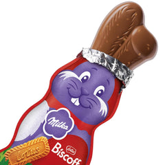 Milka Smiling Bunny Biscoff – delikat påskehare med chokolade og stykker af Lotus Biscoff-kiks – 95g