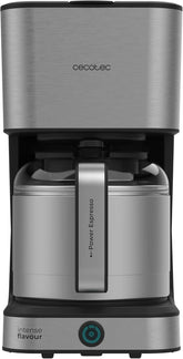 Cafetieră cu picurare Cecotec Coffee 66 Drop & Thermo, 950 W, 1,2 L, 10 cești, tehnologie ExtremeAroma, funcție anti-picurare, indicator nivel apă, filtru principal reutilizabil, protecție la supraîncălzire