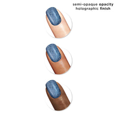 Insta-Dri Holo-Glow, Holo-back, Nem at bruge, Langtidsholdbar, Smukke farver, Let at påføre på negle, Ingen afslag, 19ml