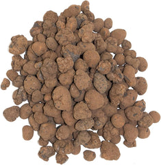 Floragard ekspanderet lergranulat 50 L - naturligt drænmateriale og hydroponisk substrat til potter, baljer, stueplanter og plantekasser - forhindrer vandophobning, sikrer god luftning