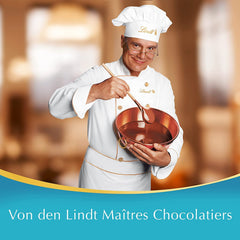 LINDOR chokoladekugler med saltet karamel | ca. 80 mælkechokoladekugler med saltet karamelfyld | Bulk Pack & Marc de Champagne Chokoladekugler | 700 g