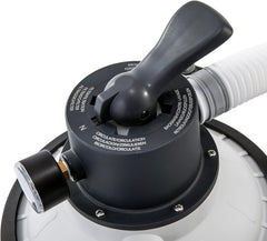 Intex 26642 Krystal Klar sandfilterpumpe med RCD, vandgennemstrømning 3500 l/t, systemflow 2000 l/t, plast, hvid