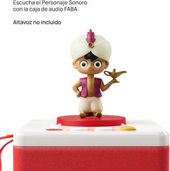 Personaj sonor - Aladdin și minunata lampă - povești și povești sonore - jucărie, conținut educativ, în limba spaniolă, pentru fete și băieți cu vârsta între 4-6+ ani Jucarii Bebe Naty Shop