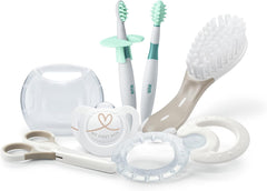 Set de bun venit NUK Baby Care | Kit perfect pentru nou-născuți | 7 produse NUK într-o pungă frumoasă | 7 piese