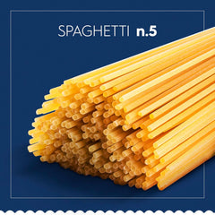 Barilla Pasta Klassische Spaghetti n.5 fra højkvalitets Hartweizen immer al dente, (1 x 500 g), geschmacklos