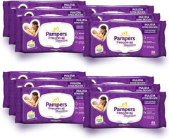Pampers Sensitive Wipes 12 pakker x 63 servietter Baby Wet Wipes Naty Shop