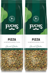 Fuchs Gewürze - Pizza Gewürzzubereitung i genanvendelig Nachfüllbeutel, Gewürzmischung mit Italianen Kräutern, ideel til Bruschetta - 30 g