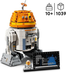 LEGO Star Wars figur 75416 Ahsoka Astromech Droid Chopper (C1-10P) - legetøj med bevægeligt hoved, aftagelige arme og centralt hjul - gave til Ahsoka fans, drenge og piger over 10 år Byggesæt Besuche den LEGO-Store