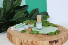 TOOFRUIT Kids Mint neglelak - vandbaseret, aftagelig, opløsningsmiddelfri, giftfri og sikker, 100 % vegansk, 10 ml