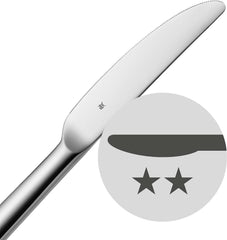 WMF Philadelphia bestiksæt til 12 personer, 60 stykker, monoblokknive, rustfrit stål Cromargan Kitchen Naty Shop