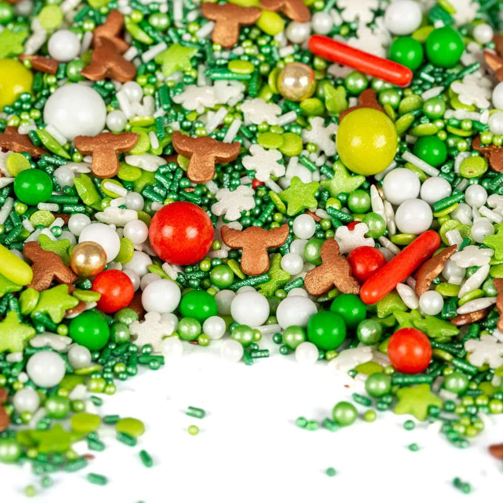 Super Streusel Hohoho, juletema drys, 90 gram Sprinkles Naty Shop 90 gram