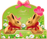 Lindt Schokolade GOLDHASE Best Friends | 100 G | GOLDHASE Vollmilch-Schokolade Für Beste Freunde | Mit 2 Freundschaftsarmbändern | Schokoladengeschenk | Osterhase Naty Shop Default Title
