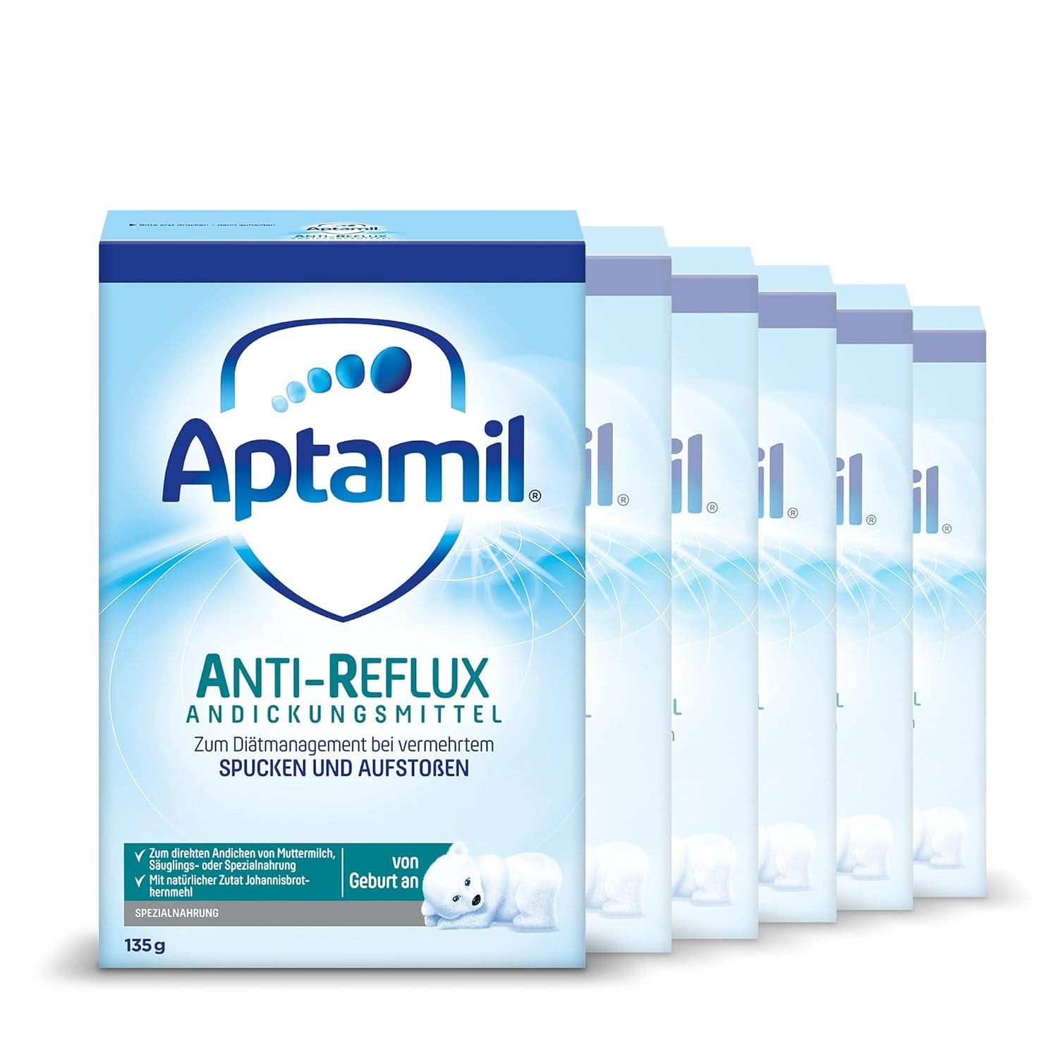 Agent de îngroșare Aptamil AR de la naștere, pachet de 6 (6 x 135 g) Mama si Copilul Naty Shop