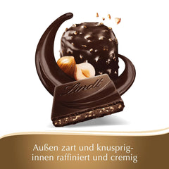 Lindt Creation Hazelnut De Luxe Bar - Mørk chokolade med sprøde hasselnødder i cremet fyld