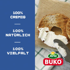Gartenkräuter Frischkäse | 10x200g | 100% naturlige ingredienser Ohne Konservierungsstoffe, Thickeners og Gesmackverstärker