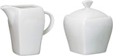Zahărniță și ulcior de lapte Ritzenhoff & Breker Melodie, set 2 piese, alb