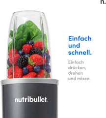 Nutribullet Original, Elektrischer Mixer, Zerkleinerer, Smoothiemixer, Smoothie Maker, 600 W Leistung, Einfach Und Schnell in Der Anvendung, Kompakt, Leicht Zu Reinigen, NB603DG Kitchen Naty Shop