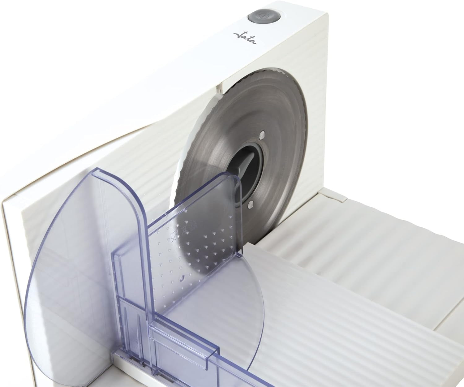 JECF0300 Mașină de feliat electrică compactă, Lamă detașabilă din oțel inoxidabil, Diametru 170 mm, Control grosime 0 până la 15 mm, 150 W Rasnite si Feliatoare Naty Shop