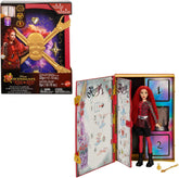 Mattel Disney Descendants 4: The Rise of Red“ Red, Tochter der Herzkönigin, Puppe und Spielset, Das Kochbuch des Zauberers, Schleimmischung und Überraschungen, HWH95