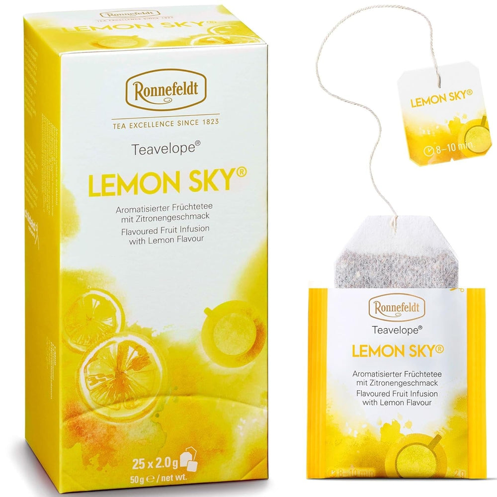 Teavelope „Lemon Sky” - Ceai de fructe cu aromă de lămâie, 25 pliculețe de ceai, 50 g