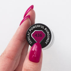 UV neglelak Semilac Hybrid 436 Kraftig Burgundy 7ml Even Better Together Collection