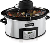 Slow cooker Crockpot cu funcție de amestecare automată, comenzi programabile, 5,7 L (pentru 5-6 persoane) Slow Cooker Naty Shop Default Title