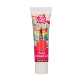 Colorant alimentar Funcakes, gel colorant alimentar, roșu mac: Colorant alimentar foarte concentrat pentru aluat, cremă, fondant și marțipan. Dozare ușoară. Picătură individuală pentru a crea culori vibrante. Halal. 30 g.
