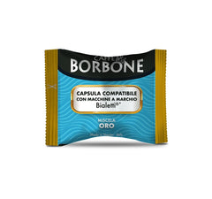 Caffè Borbone Gold-Kaffeemischung - 50 Kapseln - Kompatibel mit Kaffeemaschinen der Marke Bialetti®*
