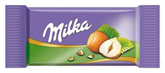 Milka Naps Mix – Mini chokolade firkanter i 4 sortimenter: alpemælk, jordbær, hasselnødder, kakaocreme – 1 x 1 kg