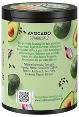 Ostmann Gewürze - Let's Do Avocado | Gewürzsalz für Avocado, Guacamole eller Bowls | Crunchy Topping med Gewürzen, Kräutern og schwarzem Sesam | 70 g i Metalldose genbrugsbar
