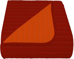 Orange/rust microfiber sommerdyne til dobbeltseng 250 X 250 cm dyner og dyner Naty Shop