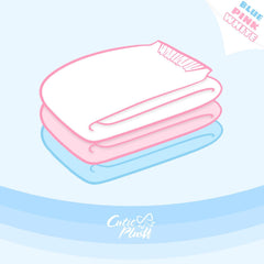 CutiePlusU voksenbleer, tør overflade, maksimal absorptionsevne natten over, engangsinkontinensble - blå, lyserød, hvid, 3-pak (medium 71-96 cm)