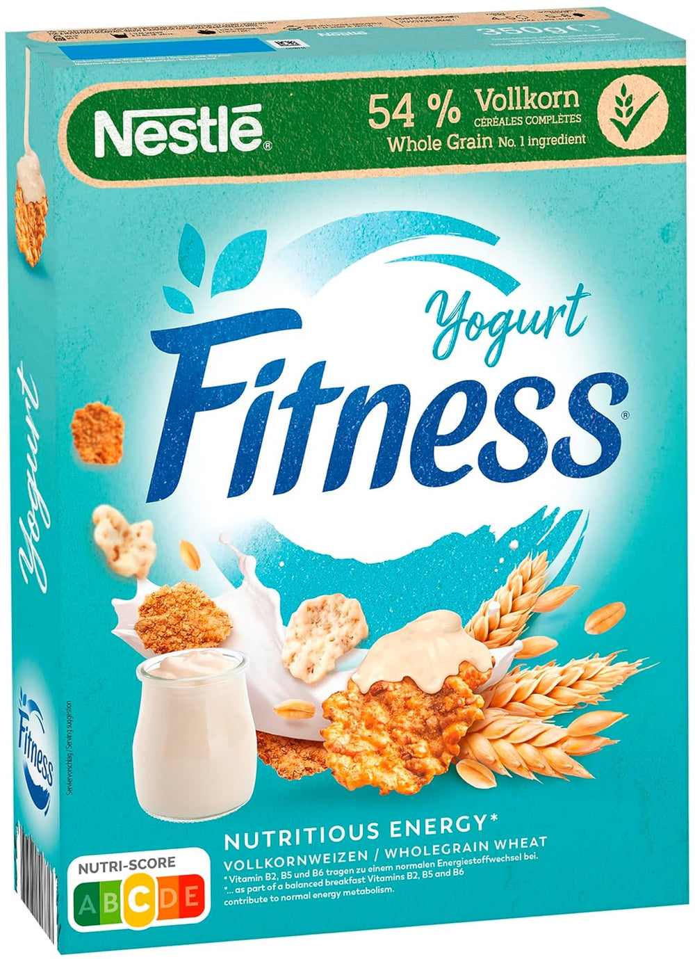 Nestlé Fitness-yoghurt fuldkornsmorgenmad med delvis yoghurtsmag 1 pakke (1 x 350 g)