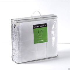 Sancarlos LIS Umplutură nordică, microfibră 100% microfibră, alb, CAMA DE 90, 150X220 Cm Plapumi si pilote Naty Shop