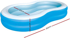 Oppustelige pools Bestway 54117-17 Blå/Hvid