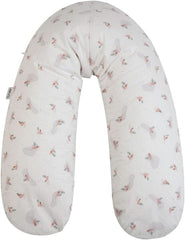 Graviditetspude - Ammepude - 2 i 1 multifunktionel pude - Aftageligt betræk 78 X 44 cm Tilbehør Mad og Amning Bebe Naty Shop