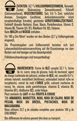 Nestlé CINI MINIS, müsli med kanel, 37 % vitale fuldkorn, med vitaminer, calcium og jern, sprøde flager, pakke med 7 (7x375 g)