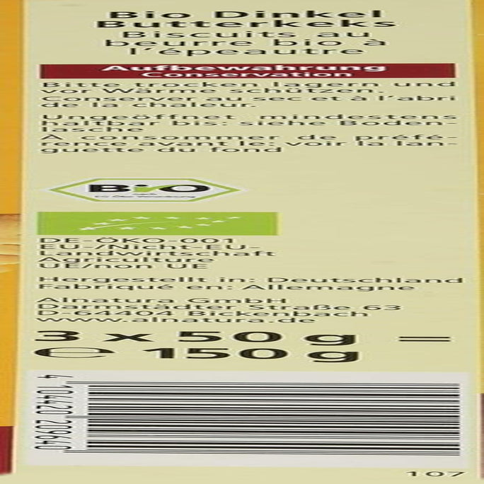 Biscuiți cu unt de spelta bio, 150 g