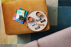 Miniblandet chokoladepakke, chokolade, 35 minichokoladesnacks (Mars, Snickers, Bounty, Twix, Mælkevejen) som slik, chokoladegave, slikæske (710 g)