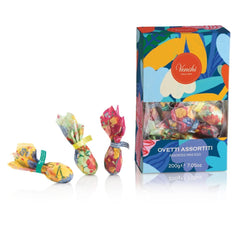 Gaveæske med ovetti di cioccolato kollektion Camelia 200 g