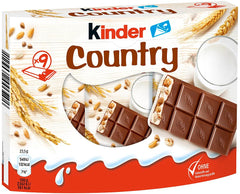 Kinder Country barer, 9 barer, 212 g