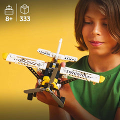 LEGO Technic Propel Fly byggelegetøj til børn Gave til drenge og piger 8 år gamle 4-cylindrede stempelmotor Roterende propel Flymodel 42198 Byggesæt Besuche den LEGO-Store