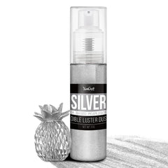 Spiselig glitterspray, 20 gram Naty Shop Silver