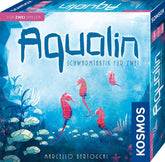 KOSMOS 691554 Aqualin - Swarm Tactics for Two, Two Player Game, Brætspil for præcis 2 spillere i alderen 10+, Strategispil
