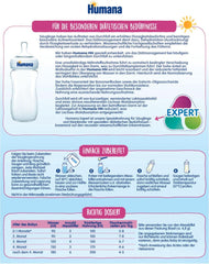 Humana HN Expert, fra fødslen, speciel mad til hyppig eller langvarig diarré, understøtter normaliseringen af afføringsmønsteret, med banan, 300 g Naty Shop