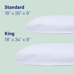 Casper Sleep Original pernă pentru dormit, king size, alb Perne standard Naty Shop