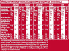 Nestlé Mini Mix chokoladebarer, fem lækre smagsvarianter, 19 barer, pakke med 2 (1 x 321g)