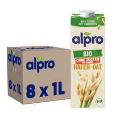 Alpro Bio Haferdrink Uden Sukker - Grøntsagsdrik med havre