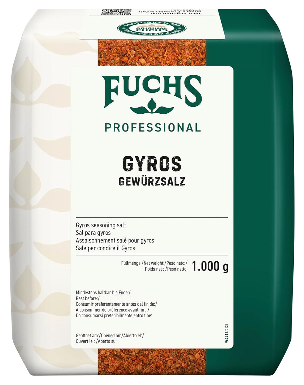 - Gyros Gewürzsalz | Gewürz für Griechische Fleisch-Gerichte | Profi-Qualität für Großverbraucher | 1 kg im genbrugspose